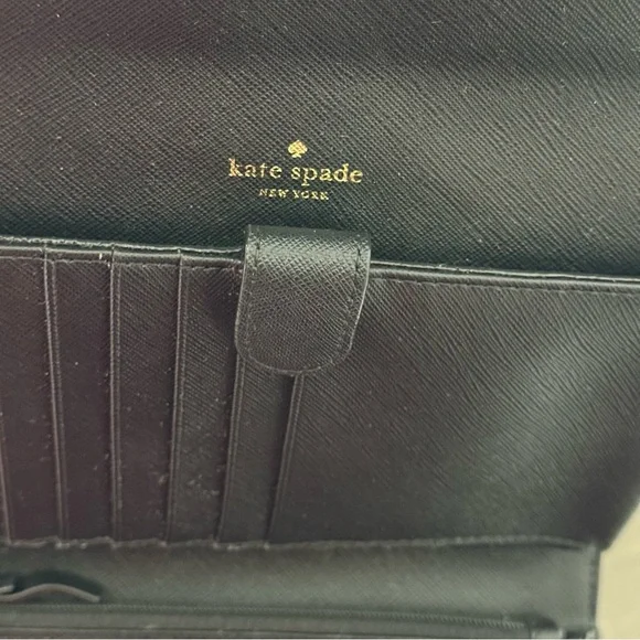 Kate Spade New York Cat's Meow Black Wallet - Picture 8 of 10